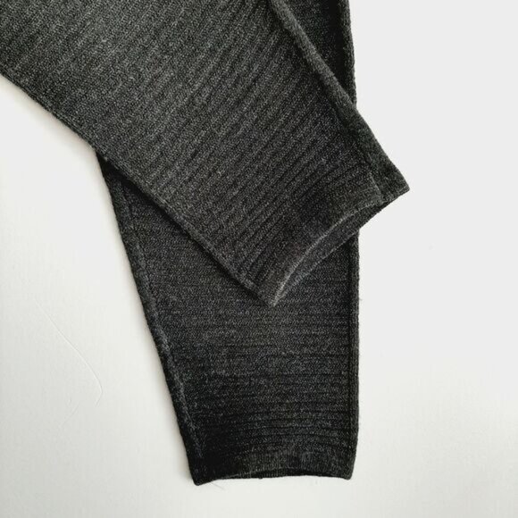 MOTH / Anthropologie Wool Blend Fine Knit Pull-On Comfy Legging Pants Gray Sz XS - Picture 6 of 14